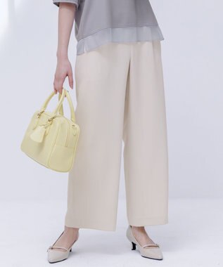 ANY SIS 【撥水・接触冷感・UVカット】コンフォートイージー ワイドパンツ