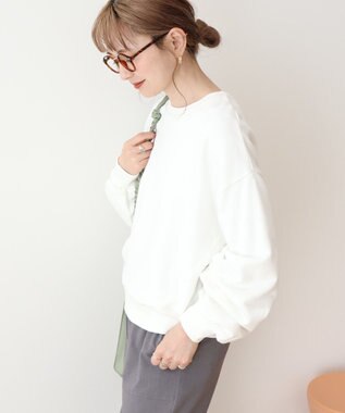 AMERICAN HOLIC タックスリーブスウェット Off White