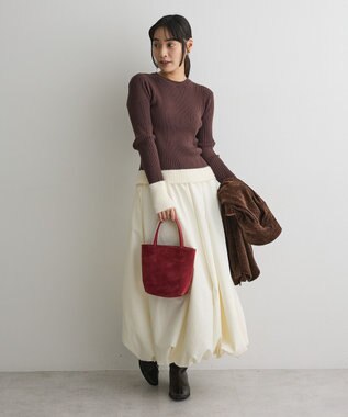 CRAFT STANDARD BOUTIQUE とてもち袖シャギーニットプルオーバー Brown