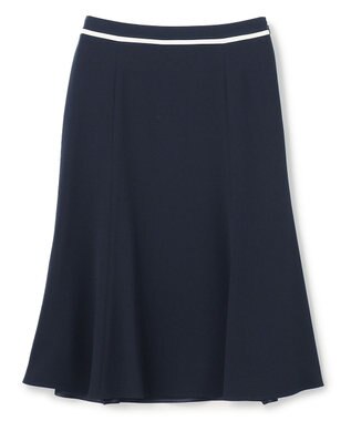 BEIGE， CINDY / フレアスカート Navy × White