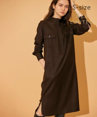 BEIGE， 【WEB限定・S-size】MONTE ROSA / Iラインワンピース Brown