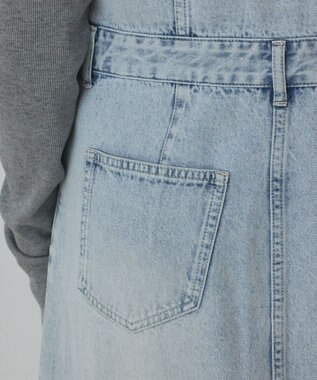GRACE CONTINENTAL デニムロングジレワンピース サックス