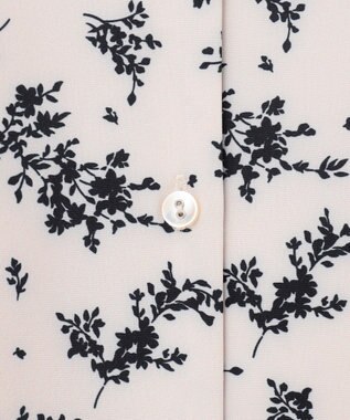 ANY SIS 【美人百花10月号掲載】ドルマンニット×プリントワンピース セット アイボリー系×ブラックニット