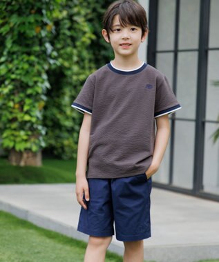 J.PRESS KIDS 【100-130㎝】コットンストレッチ ショートパンツ ネイビー系