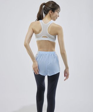 CW-X 【UNISEX】 CW-X ランニングボトムス メッシュ素材 風通りがよい スポーツウェア 2分丈 ユニセックス DHR362 /ワコール サックス