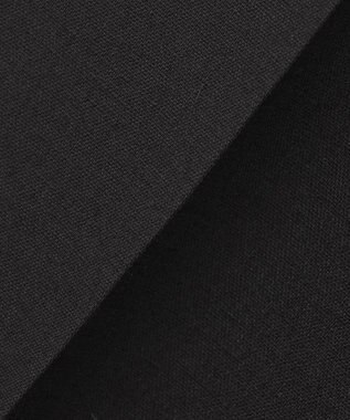 23区 【洗える/セットアップ対応】アイアスマットストレッチ テーパード パンツ ブラック系