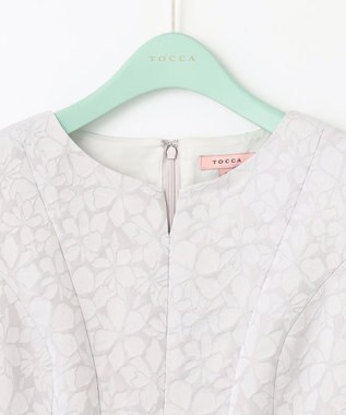 TOCCA 【洗える！】FLOWER MEADOW ドレス グレー系