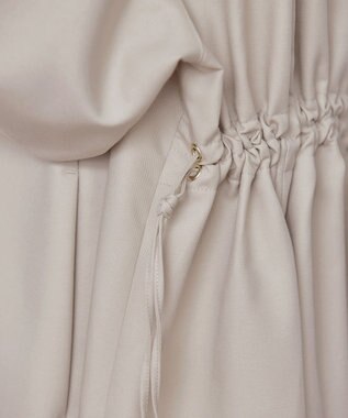 Tiaclasse 【洗える】ラグランパフスリーブトレンチコート ベージュ