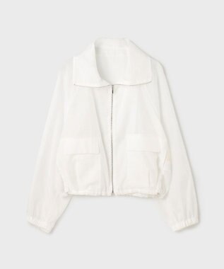 GRACE CONTINENTAL ブライトメッシュブルゾン ホワイト