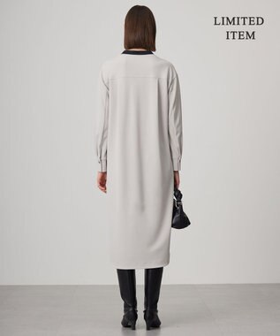 ICB 【WEB限定・洗える】アムンゼンジャージー ワンピース ベージュ系