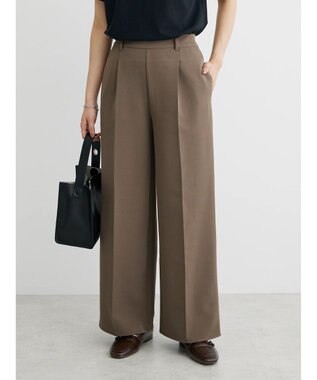 Green Parks きれいシルエットワイドパンツ Khaki