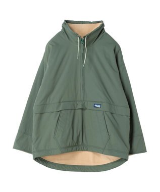 CRAFT STANDARD BOUTIQUE ナイロン×裏フリースアノラックブルゾンＬ／Ｓ Green