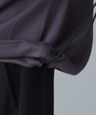 WEGO ドロストスーパーBIGハーフジップT（S） ダークグレー