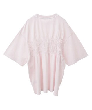 earth music&ecology ピグメントシャーリングプルオーバー Pink Beige