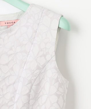 TOCCA 【洗える！】FLOWER MEADOW ドレス グレー系