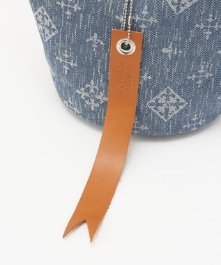 russet デニムジャガード丸底2WAYワンショルダーバッグ(CE-1686) Indigo