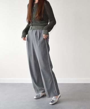 INTER-CHAUSSURES 【FABIO RUSCONI】スクエアトウサケットビットローファー シルバー