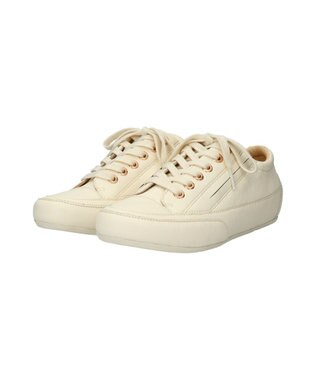 INTER-CHAUSSURES 【BUSSOLA】レースアップスニーカー アイボリー