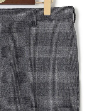 J.PRESS MEN 【ウォッシャブル可】トリートメントウール ストレッチグレナカートチェック スラックス ネイビー系4