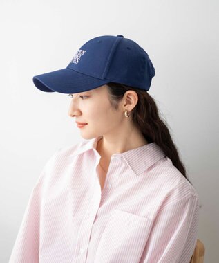 WEGO ロゴ刺繍キャップ ネイビー