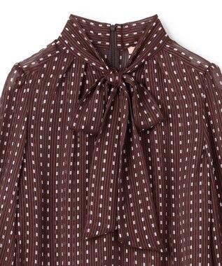 TOCCA 【消臭・洗える】ALLURING BEAUTY ブラウス ブラウン×ピンク系