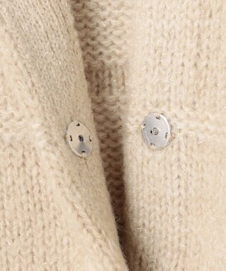 uncrave フィラメントモヘアニット 2WAYカーディガン ベージュ