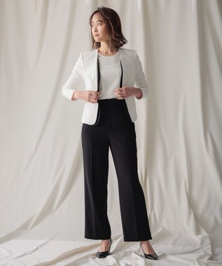 BEIGE， 【L-size】CINDY / ワイドパンツ Black