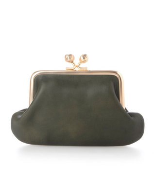 UNBILLION perche フラグメントケース付きアンティーク調ガマグチS グリーン