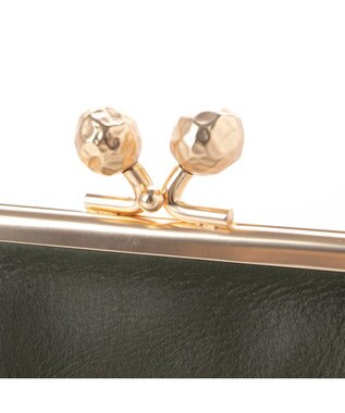 UNBILLION perche フラグメントケース付きアンティーク調ガマグチS グリーン