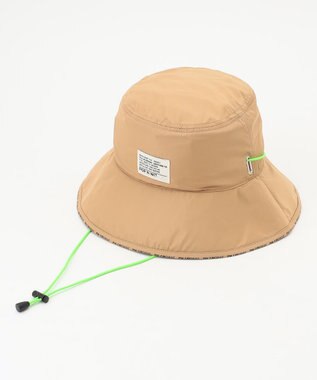 PW CIRCULUS 【手洗い洗濯可 / シェード付】【UNISEX】NEW！サンシェードバケットハット  ゴルフ ベージュ系