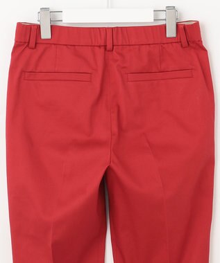 自由区 【接触冷感・吸湿・速乾・XXSサイズあり】COOLMAX テーパードパンツ レッド系