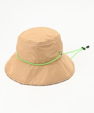 PW CIRCULUS 【手洗い洗濯可 / シェード付】【UNISEX】NEW！サンシェードバケットハット  ゴルフ ベージュ系