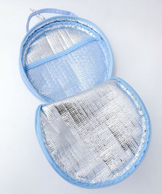 WEGO クリアラメサークルポーチ ブルー