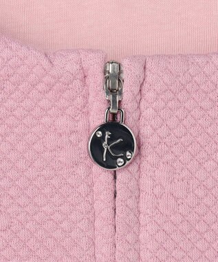 組曲 KIDS 【150-160㎝】フラワーキルト パーカー ラベンダー