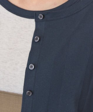 AMERICAN HOLIC 【２点セット】リンガーＴシャツ＋カーディガン Light Gray Mixture