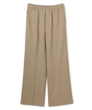 UNFILO 【セットアップ着用可/ウエストゴム】TENNEN TOUCH セミフレア パンツ カーキ