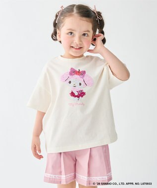 ANY KIDS 【サンリオキャラクターズ×ANY KIDS】ひんやり ミラクルスパンコール Tシャツ
