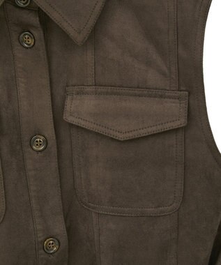 CRAFT STANDARD BOUTIQUE フェイクスエードベスト Brown