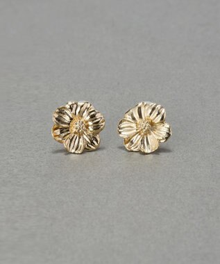 Phoebe フレグラントフラワーメタルイヤリング ゴールド