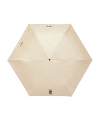 MOONBAT 【遮熱・遮光】POLO RALPH LAUREN(ポロ ラルフローレン)CORE DENIM BEAR ポロベア 晴雨兼用 雨傘  折りたたみ傘 ベージュ