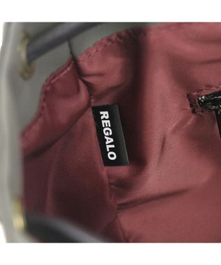 Regalo Felice 【水や汚れに強い / A4サイズ対応】巾着トート / REGALO GY(グレー)