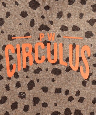 PW CIRCULUS 【MEN】SNOW LEOPARD柄フーディー ベージュ系5