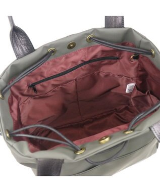 Regalo Felice 【水や汚れに強い / A4サイズ対応】巾着トート / REGALO GY(グレー)