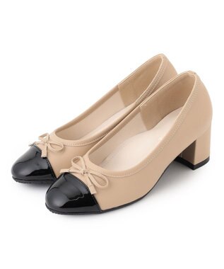 TOCCA 【晴雨兼用】TINY RIBBON RAIN PUMPS レインパンプス ベージュ系