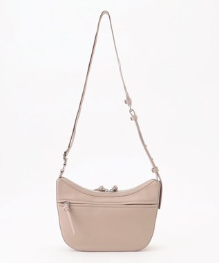 Y'SACCS イタリアンシープ　マルチポーチ付き　ホーボーバッグ グレージュ