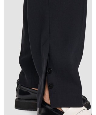 JOSEPH フルイドツイル　テーパードトラウザーズ Black