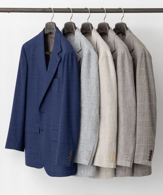 GOTAIRIKU 【DORMEUIL】ドーメル HEXAGON リネン ジャケット_ネイビー ネイビー系8
