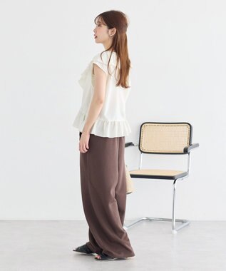 earth music&ecology イージーコクーンパンツ Brown