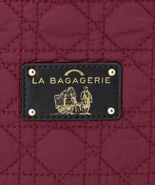 LA BAGAGERIE バイカラー　キルティングビッグトート ワイン