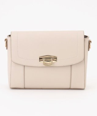 ANY SIS 【2WAY】サイドラインメタルショルダー バッグ ライトグレー